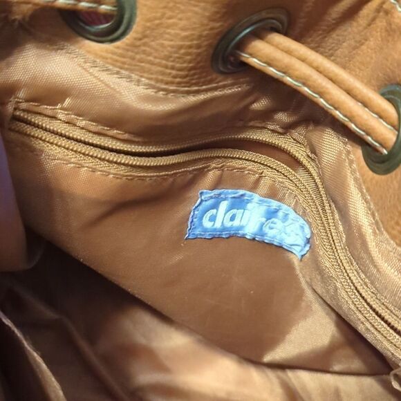 Claire's tassel dre string bucket bag crossbody purse Boho - Picture 5 of 11